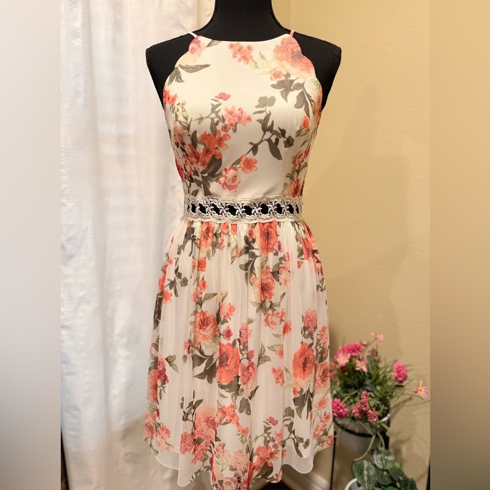 Women’s Spring Floral Sleeveless Dress